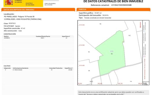 EXP08072, 4,6 ha en venta en Parellades, Roquetes, TARRAGONA