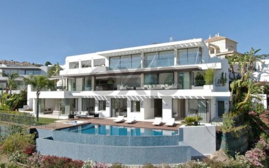 EXP08262, Modern brand new five bedroom villa with sea and golf views in La Quinta, Benahavis, MALAGA