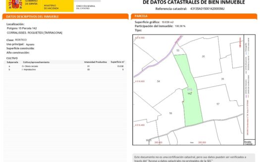 EXP08072, 4,6 ha en venta en Parellades, Roquetes, TARRAGONA